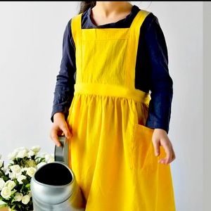 Cute Linen Apron For Kid